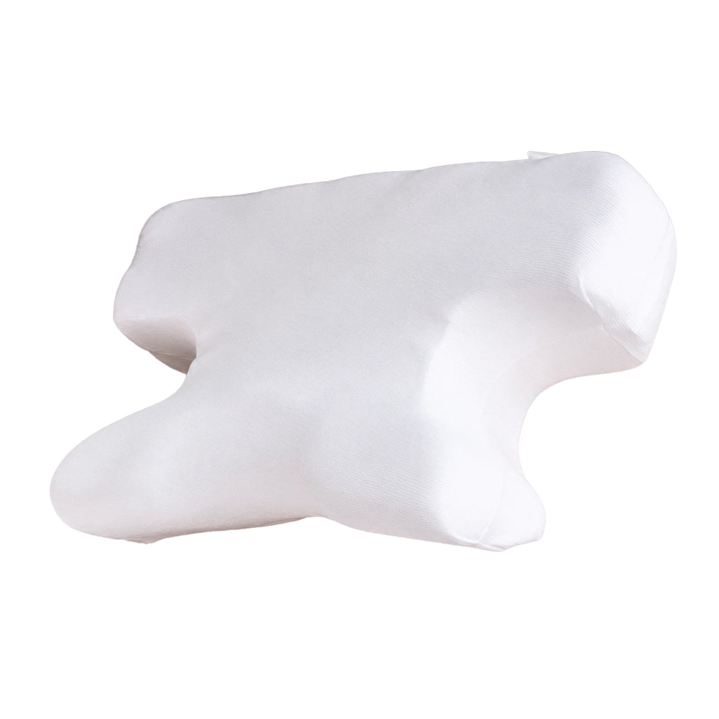 Lumerly white bed wedge pillow cover with zip closure