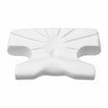 Advanced CPAP pillow showing the C-shaped side cut-outs that give a CPAP mask clearance